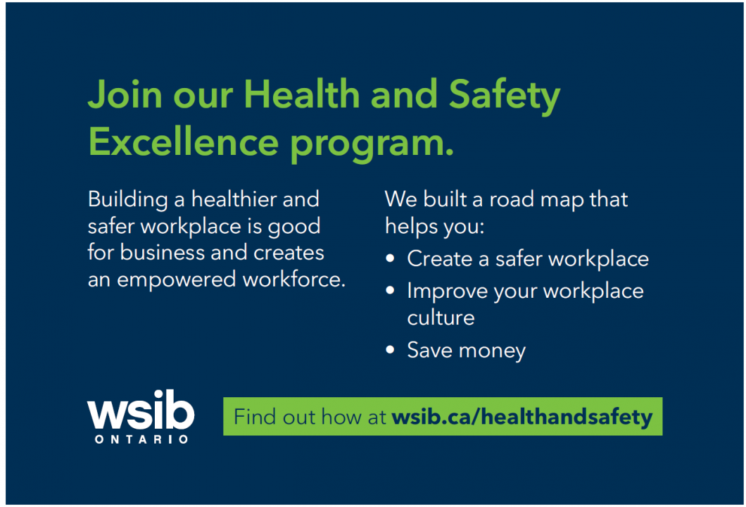Health and Safety Excellence program association toolkit WSIB